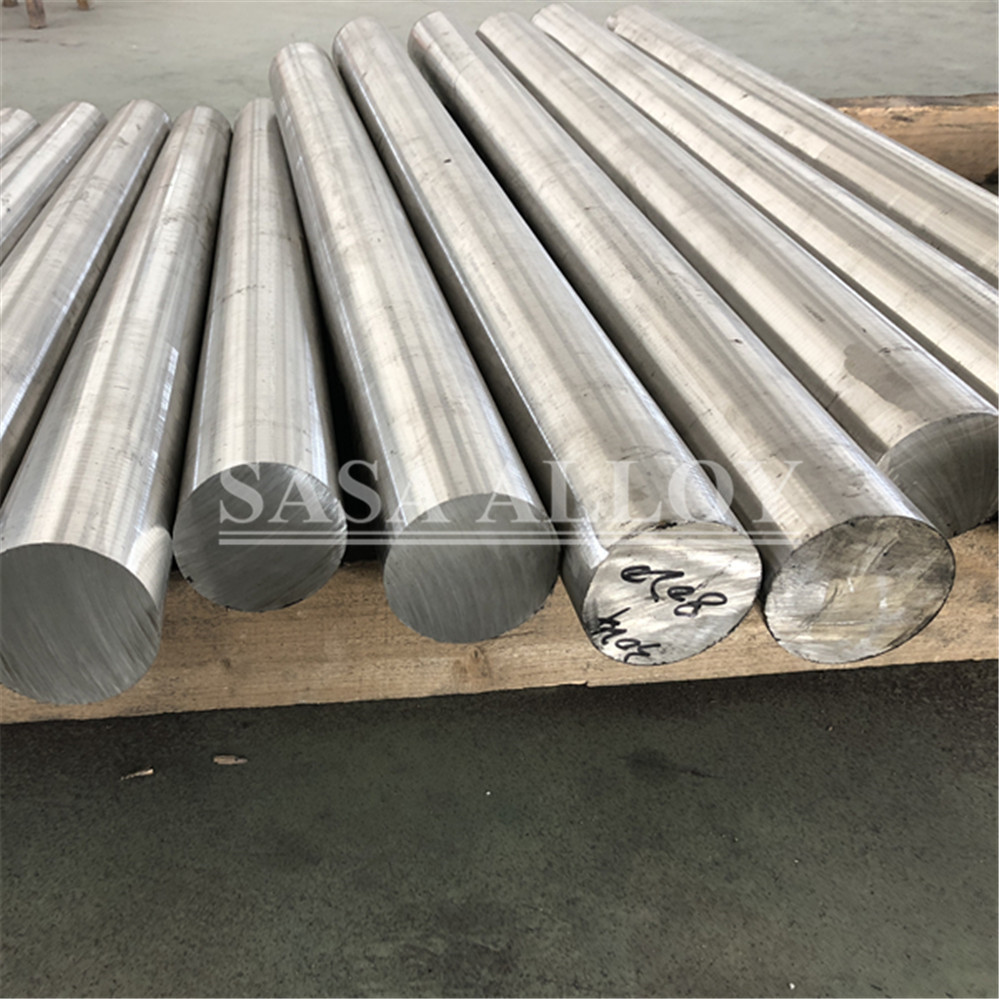 Cobalt-nickel-chromium Haynes 188 round bar with polished surface