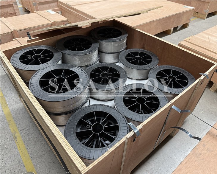 Typical SASA Alloy wire coil export packaging