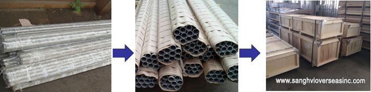 Thin Wall Aluminium Tubing Marking and Packing