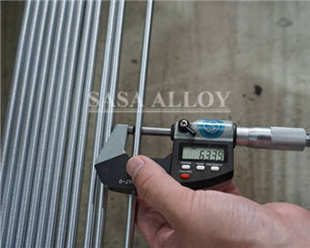 Grinding aluminium bar
