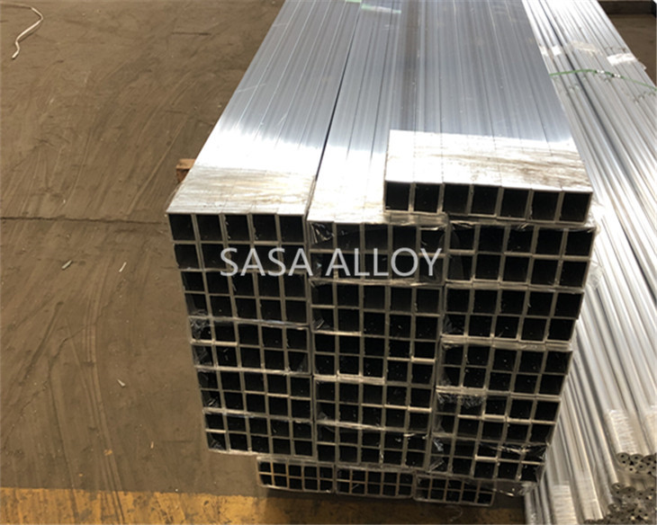 Extruded OnlineMetals AMS- 4150 AMS-QQ-A 200/8 T6 Temper 0.125 Wall Thickness 6061 Aluminum Tube-Square Unpolished Mill ASTM B-221 ASTM B221-14 ASME-SB- 221 48 Length Finish 4 Height 