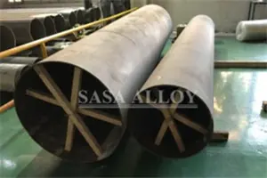 Incoloy 800 pipe ends protected for shipment