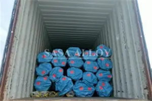 Incoloy 800 pipe bundles loaded for export